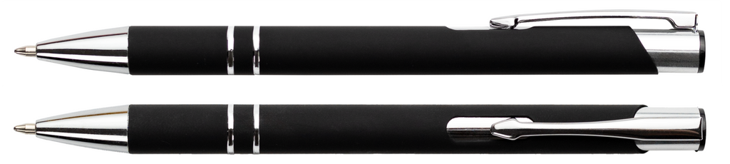 Długopis metalowy COSMO Rubber z Twoim grawerem - 500szt.